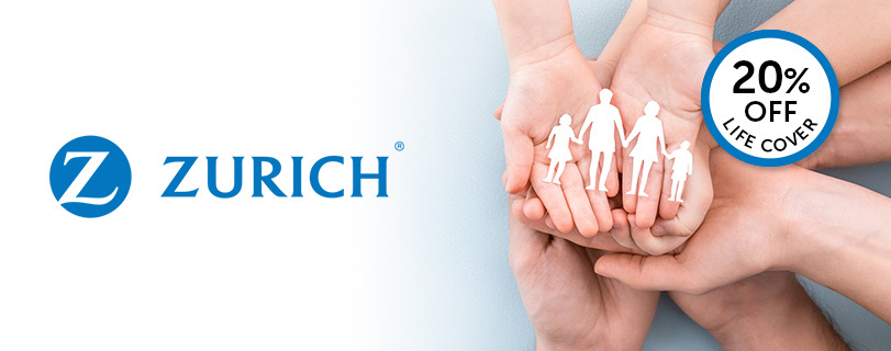 Zurich is offering 20% off life cover until May 5th