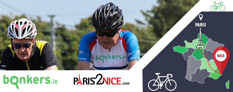 bonkers.ie is sponsoring charity cycle Paris2Nice