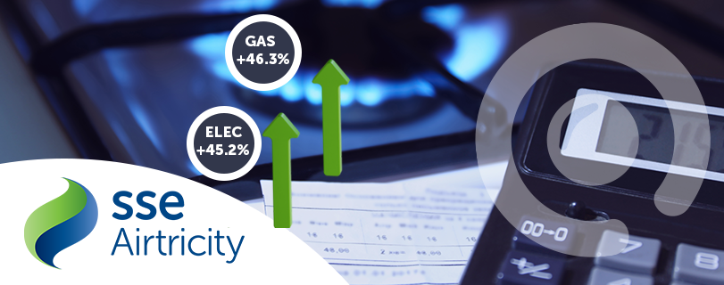 SSE Airtricity introduces second significant price hike this year